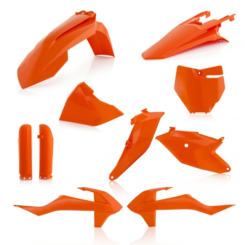 KIT PLÁSTICOS COMPLETO ACERBIS KTM SX 85 2018 LARANJA